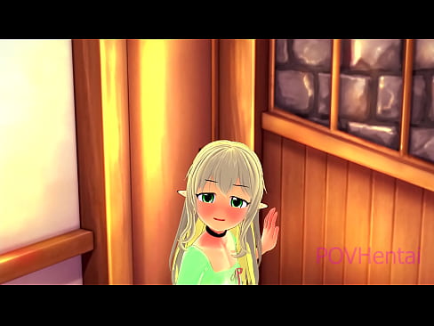 ❤️ (トラップ）エルフのメイドが顔を洗うのを手伝う ☑ ポルノ ❌️